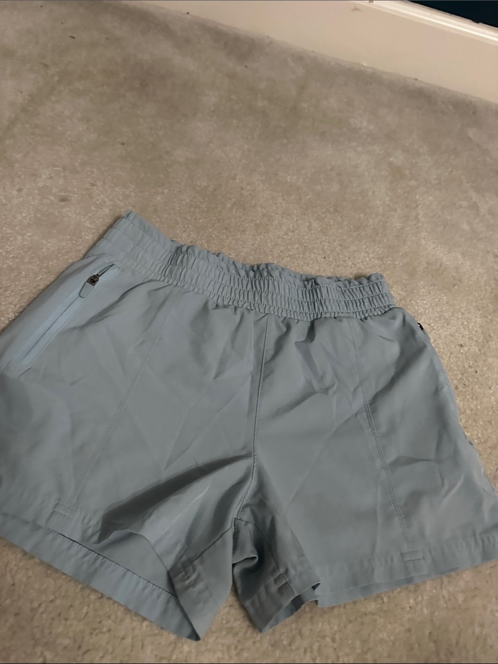 Target Light Blue Women's Athletic Drawstring Shorts